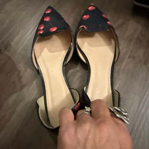 J.Crew Shoes - J.Crew Women's Sadie D'Orsay Flats in Cherry Print